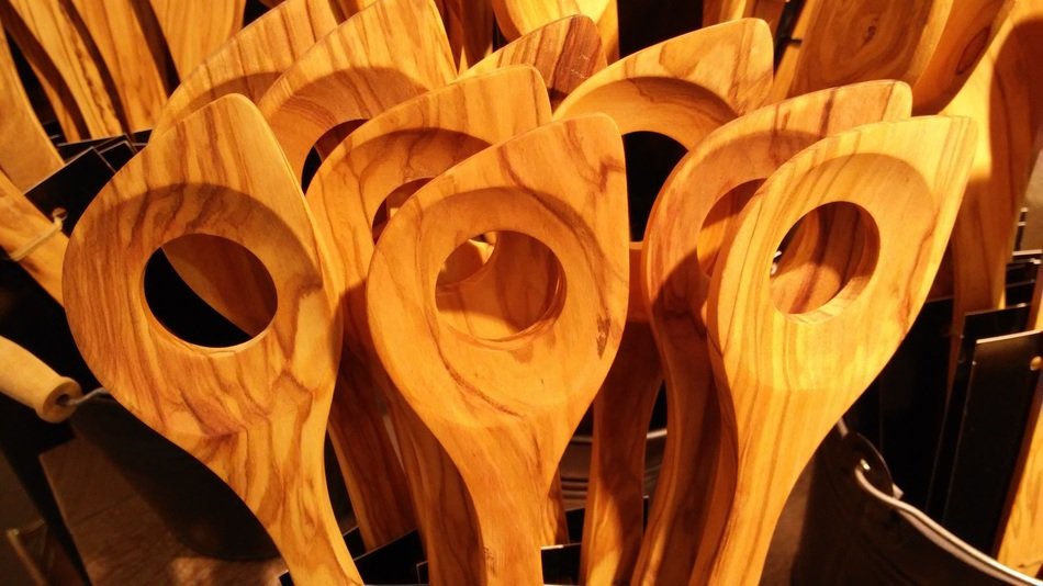 wooden spoon olive wood cook