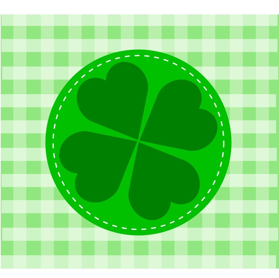 shamrock luck day background