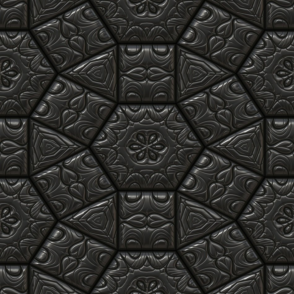 tile emboss luxury artwork depth