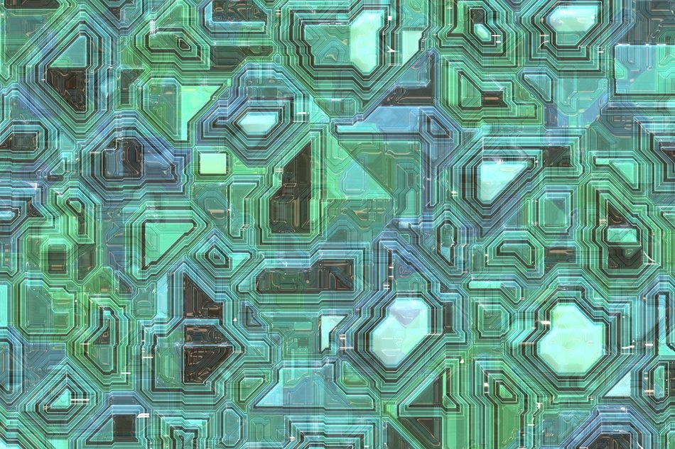 techno line form shape design