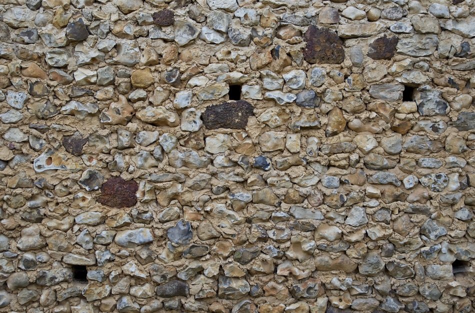 wall stone old farm france