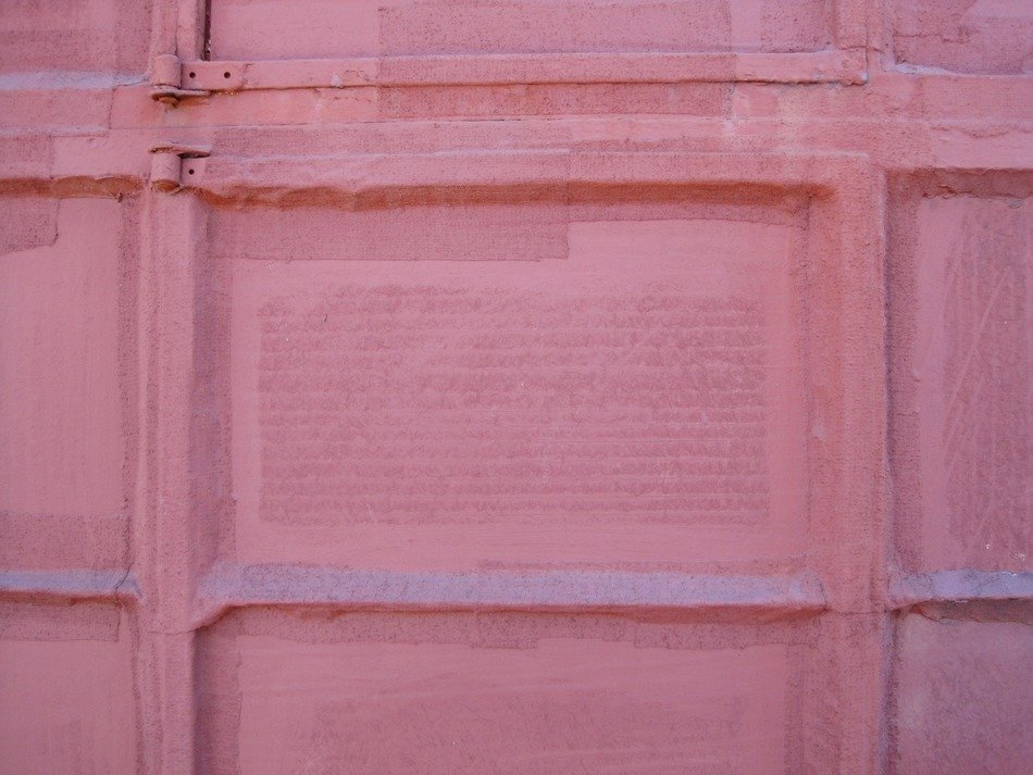 pink entirely covered