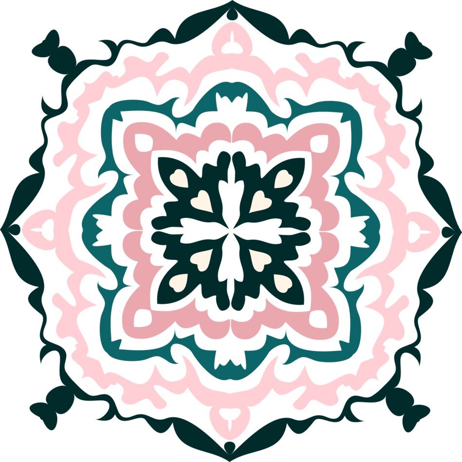 flourish decorative ornate damask