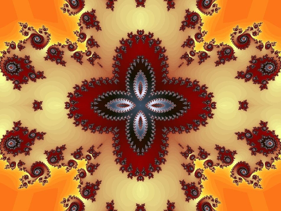 kaleidoscope fractal pattern