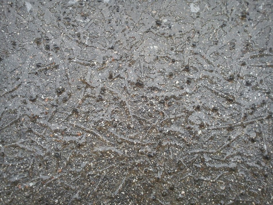 ice frozen slippery gravel winter