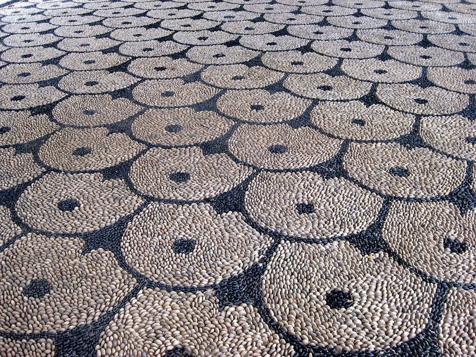 mosaic stones floor rhodes