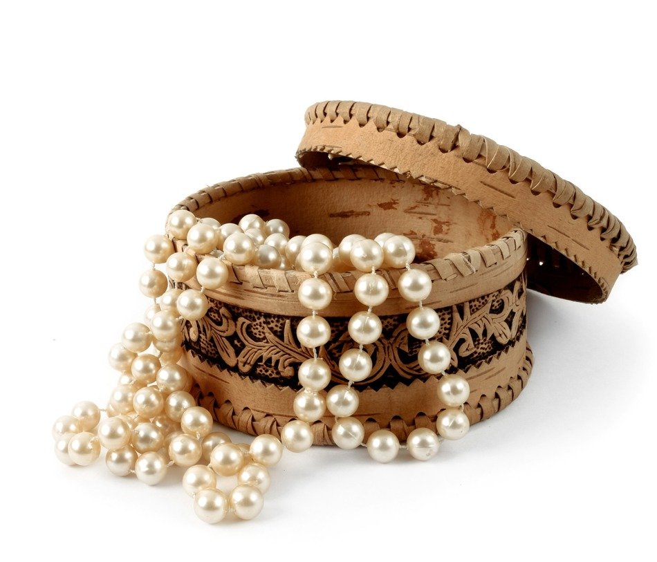 jewelry box isolates white