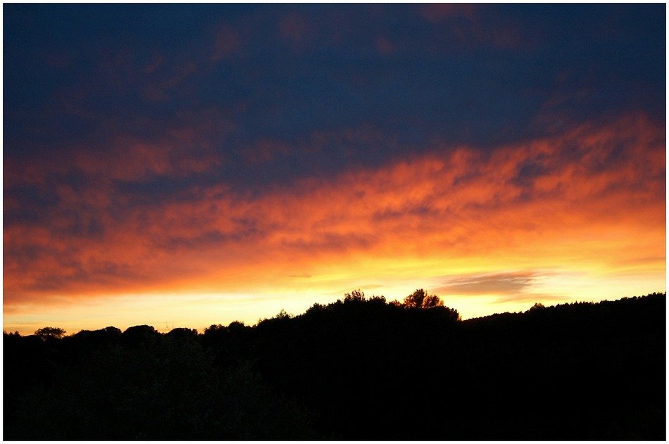 landscape sunset nature mountains
