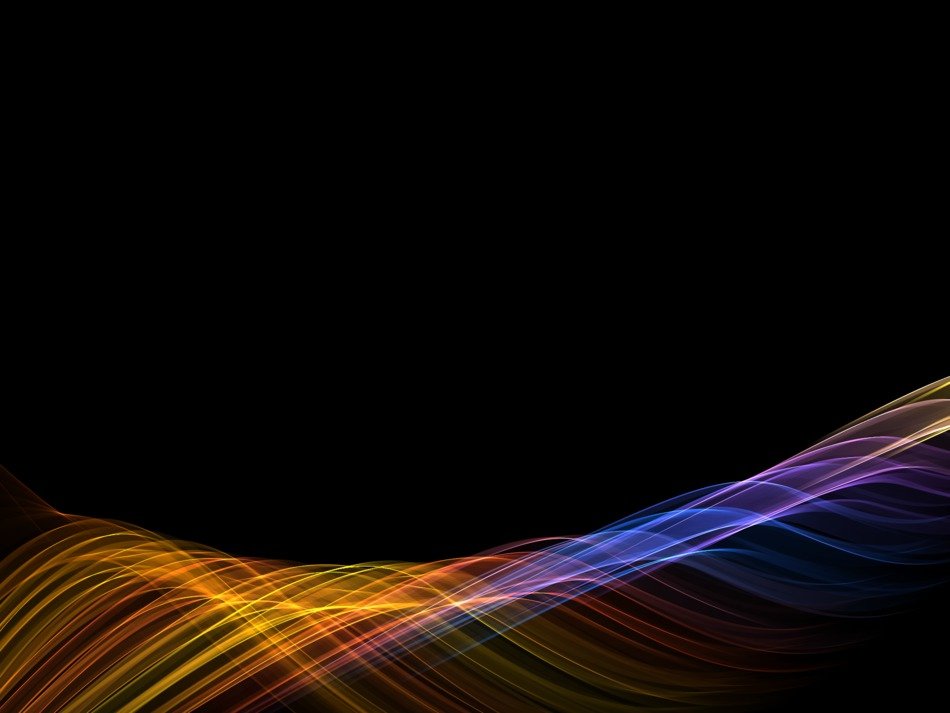 abstract lines rainbow wave curve