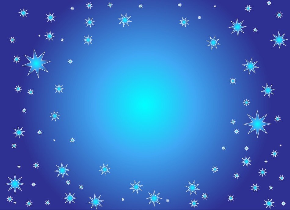 background blue christmas cold