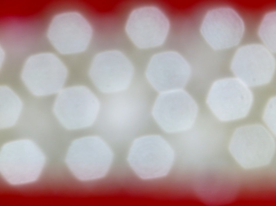 bokeh background white balls red