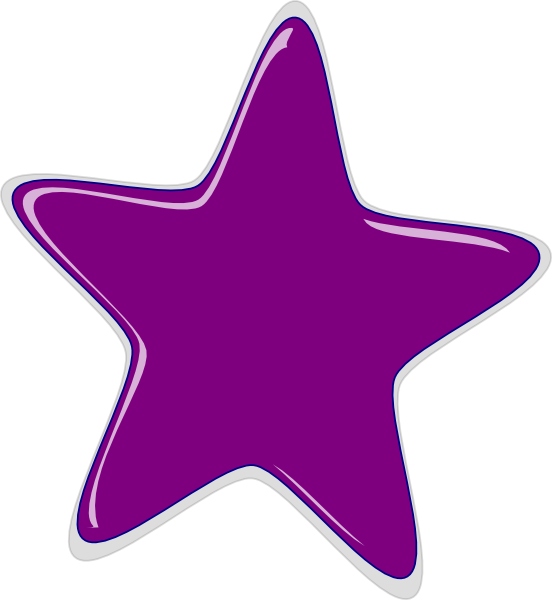 Purple Star Clip Art N9 free image download