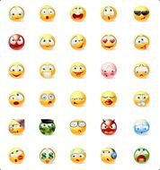 Smiley Face Icons Emoticons