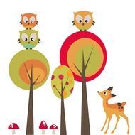 Delightful Woodland Digital Clipart Set Great For Scrapbooking