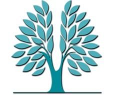 blue tree as a picture for clipart