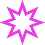 Pink Star Clip Art N15