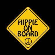 Hippie Smiley Face drawing