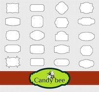 Label Shapes Clip Art