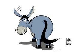 Cartoon Donkey N4