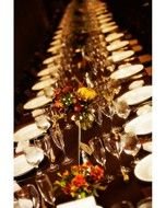 decorated wedding table