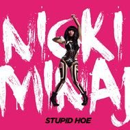 Stupid Hoe, pink poster of singer