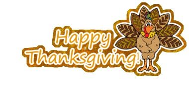 Happy Thanksgiving bird Clip Art drawing