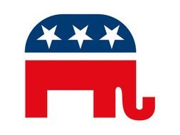 isolated Republican Party logo