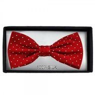 Red Polka Dot Bow Tie