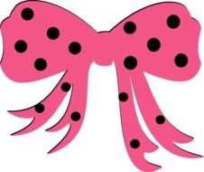 Polka Dot Bow Tie Clip Art N7