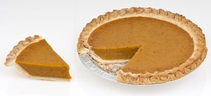 Pumpkin Pie Slice as picture for clipart