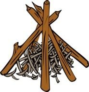 Campfire Cartoon Clip Art