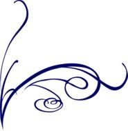 Blue Swirl Clip Art N3