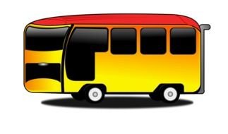 Bus Cartoon Design drawing