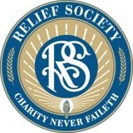 Relief Society blue Logo drawing