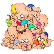 Funny Baby Cartoon Clip Art