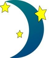 Crescent Moon Clip Art Free N2