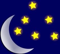 Crescent Moon Clip Art N9
