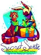 Clip art of the Avatar secret Santa