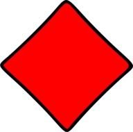 Diamond Playing Card Symbols Clip Art