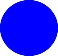 Blue Dot Clip Art