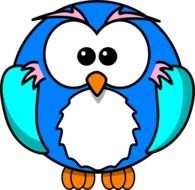Cute Owl On Branch Clip Art N4