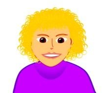 Blonde Hair Girl Clip Art