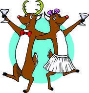 Cartoon Reindeer N3