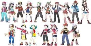 cartoon Pokemon characters