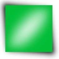 Green Rectangle with shadow, Clip Art