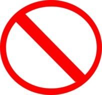 Cross Out Sign