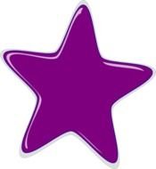 Purple Star Clip Art N9