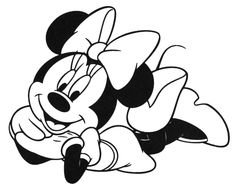 Free Printable Minnie Mouse Coloring Pages