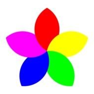 4 Petal Flower drawing
