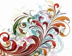 Graphic Design Flowers Clip Art N3